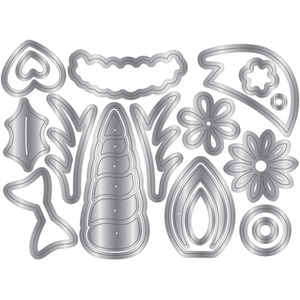 Magical Day Stamp, Die and Stencil Set - Multi by Crafters Companion