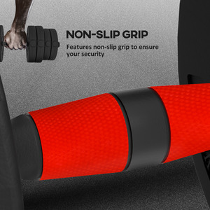 HOMCOM 2 IN 1 Adjustable Dumbbells Weight Set - Black / N/Acm by HOMCOM