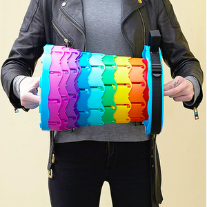 Adjustable Portable Garden Outdoor Stool - Rainbow