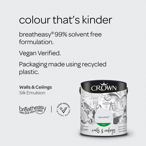 Crown Walls and Ceilings Silk Emulsion by Crown Paints