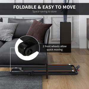 HOMCOM Folding Walking Treadmill Aerobic Walking Exercise Machine LED by HOMCOM