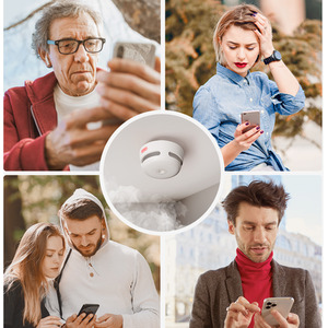 X-Sense XS01-WX Wi-Fi Smart Smoke Alarm - White by X-Sense