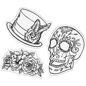 Day of the Dead Stamp and Die - Multi / 70g by Crafters Companion