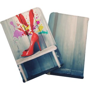 Retro Red Shoes Passport Cover - Red by Warren Reed - Designer