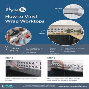 dc fix Avellino Beton Slate Grey Adhesive Vinyl Wrap for Worktops and Furniture - Grey / 67.5cm x 2m (pack of 3) by d-c-fix