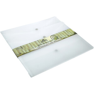 Pack of 4 Recycled PP A4 Envelope Folders - White