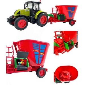 2Pcs Farm Tractor Toy Truck Set - Multicolour / Tractor and Feeder by Big Daddy