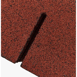 Premium Bitumen Roof Shingles for Sheds, Gazebos, and Outdoor Buildings 20 Pcs - Red by NOVECRAFTO