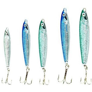 Dennett Fishing Lure Jig Kits 5 Assorted Sea Lures Pilchard Jig Kit - Blue by Dennett