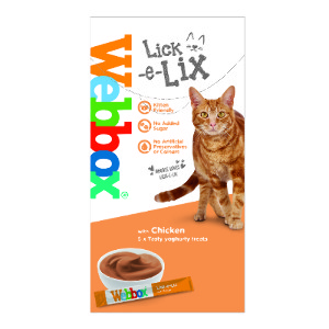 Pack of 5 Lick-e-Lix - Chicken by Webbox