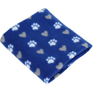 Paw and Heart Fleece Blanket