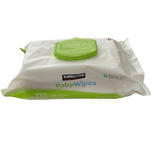 Extra Large Baby Wipes Alcohol Fragrance Free - White by Kirkland Signature