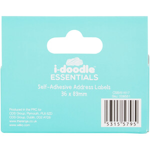 Self-Adhesive Address Labels by idoodle Essentials