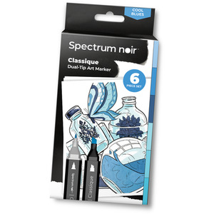 Spectrum Noir Classique 6 Pack - Cool Blues by Spectrum Noir