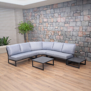 Rimini Sofa Set - Grey by Malay