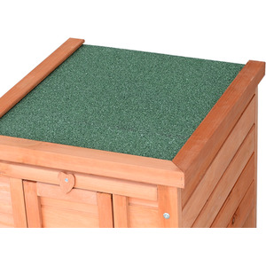 PawHut Wooden Pet Hutch Small Animal House by PawHut