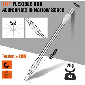 Multi Bit Screwdriver Set with Ratchet - Orange