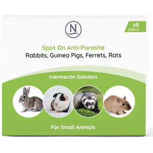 Anti-Parasite For Guinea Pigs x8 Pipette - by Naqua Ltd