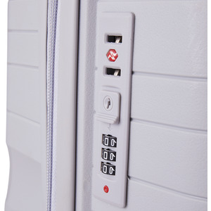 4PCS Lockable Travel Suitcase Set - Light Grey by Livingandhome