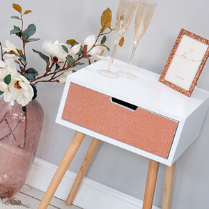 dc fix Glitter Copper Self Adhesive Vinyl Wrap - copper by d-c-fix