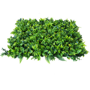 Premium Artificial Green Fern Living Wall Panel 50cm x 50cm - Green by True Products