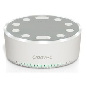 Serenity Sleep Aid Sound Machine with White Noise and Natural Sounds - White by Groov-e