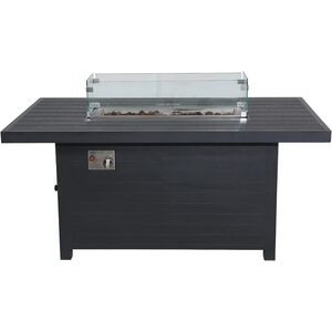 8 Seater Garden Corner Sofa Set with Fire Pit - Grey by Furniture One