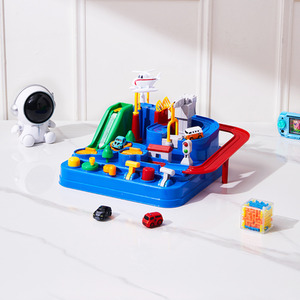 Vehicle Race Track Toy Set - Multicolored by komore