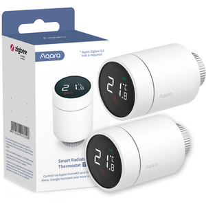 Smart Home Radiator Thermostat Twin Pack - White by Aqara