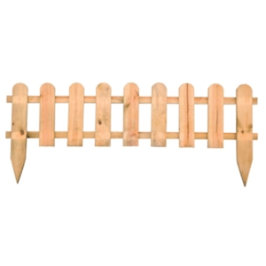 Picket Fence Edging by Forest