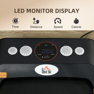 HOMCOM Folding Walking Treadmill Aerobic Walking Exercise Machine LED by HOMCOM