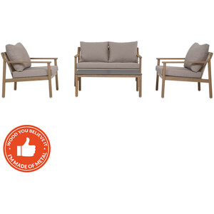 Newmarket 2 Seater Sofa Set - Cream by Malay