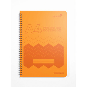 Poly Prop Wire Notebook - A4 by Silvine