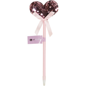 Disco Heart Pen - Pink or Red by Art Studio