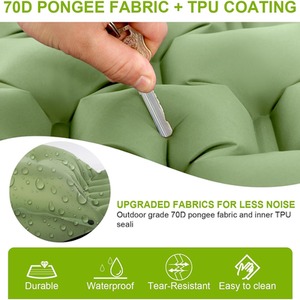 Inflatable Ultralight Camping Mat with Pillow