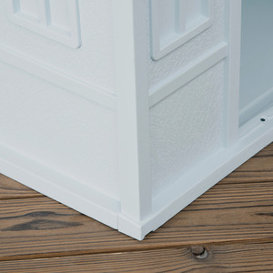 PawHut Water Resistant Outdoor Dog kennel - Blue / 98.2cm by PawHut