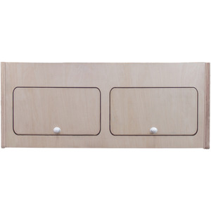 Overhead Camper Van Cabinets - Natural / 80 x 30 x 30 cm / Plain by Monster Shop