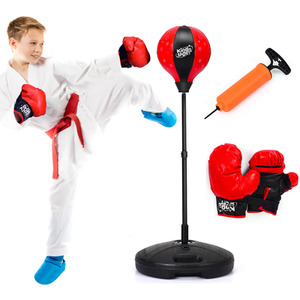Stand-up Punching Ball - Red by Costway