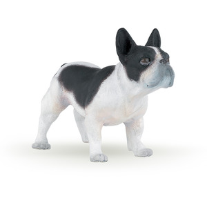 PAPO Dog and Cat Companions Black and White French Bulldog Toy Figure - Black by PAPO