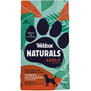 Webbox Naturals Adult Dry Dog Food - Turkey by Webbox