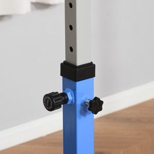 HOMCOM Adjustable Kids Gymnastics Training Bar - Blue by HOMCOM