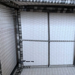 BIRCHTREE Rattan Garden Furniture Patio Set - Grey by BIRCHTREE