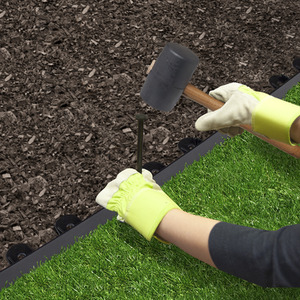 Flexible Garden Border Lawn Landscape Invisible Edging by Nicoman