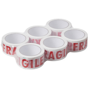 6 Rolls of Adhesive Packaging Tape by Livingandhome
