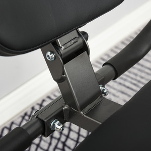 HOMCOM Exercise Training Workout Bike - Black, Grey by HOMCOM