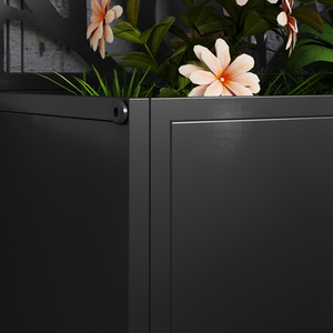 Outsunny Garden Bed with Privacy Screen by Outsunny