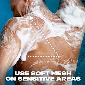 Lynx Manwasher 2-Sided Shower Tool - Black / 1 by Lynx