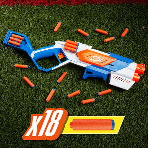 Nerf N Series Dart Blaster and Darts - Orange, Blue and White by NERF