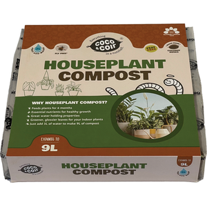 Houseplant Compost 9L - Green by Coco & Coir