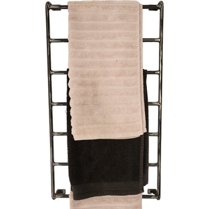 Wall Mounted Industrial Towel Rack - Black by Cush-Clark